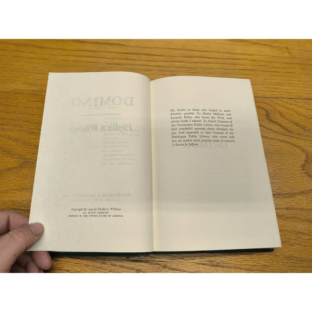Domino‎ by Phyllis A. Whitney 1979, HC - No Dust Jacket